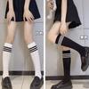 Japanese White Jk Tube Socks Sweet College Style Striped Socks Velvet Calf Socks Women'S Knee Socks Ins Style