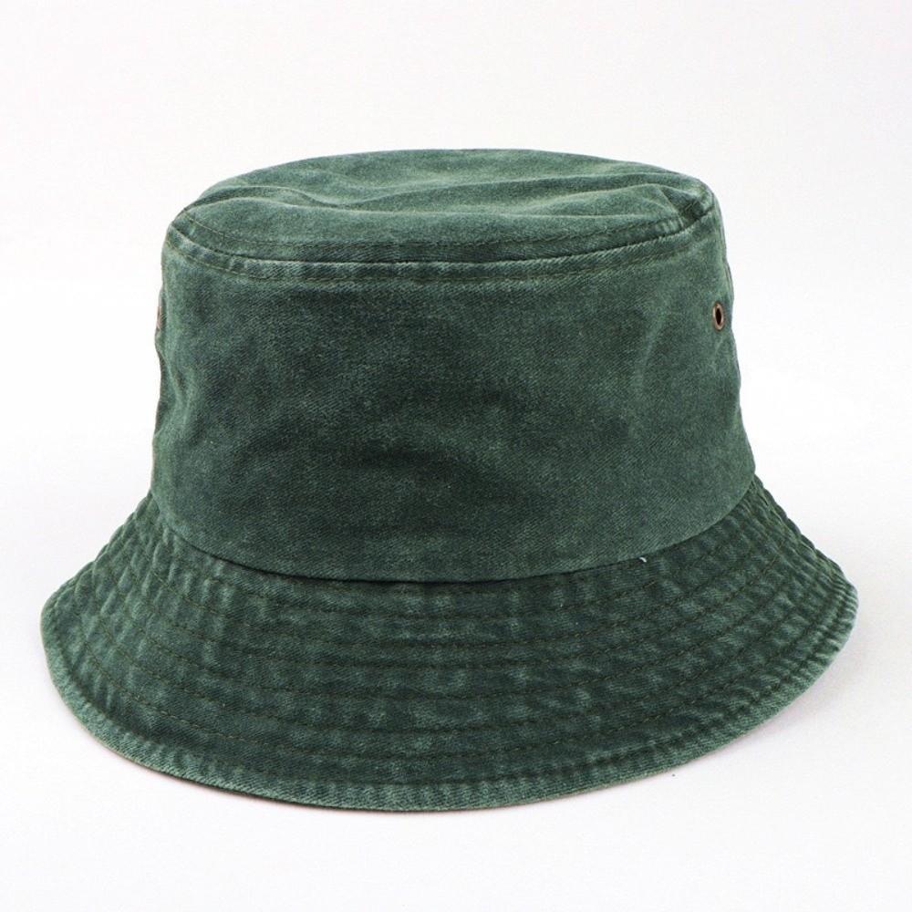 Fashion Summer Bucket Hat Washed Denim Hip Hop Panama Hats Casual Windproof Denim Cap Outdoor