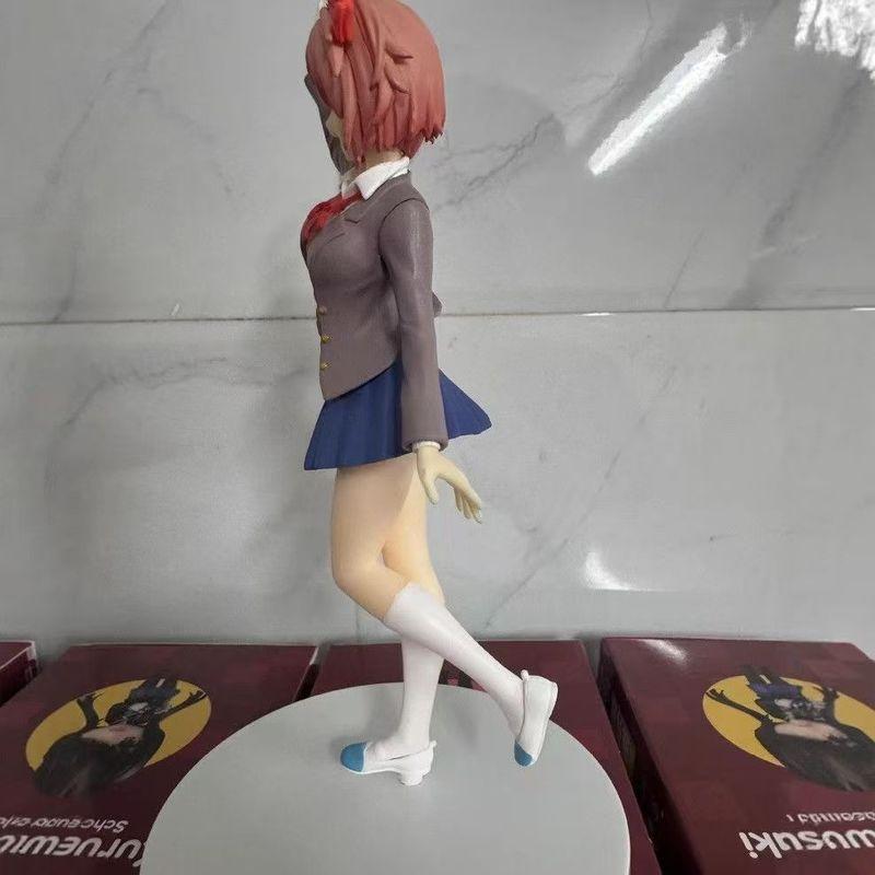 Doki Doki Literature Club Sayori Anime Figure Static Standing Pvc Model Boxed Desktop Decoration Collectible Gift For Anime Fans