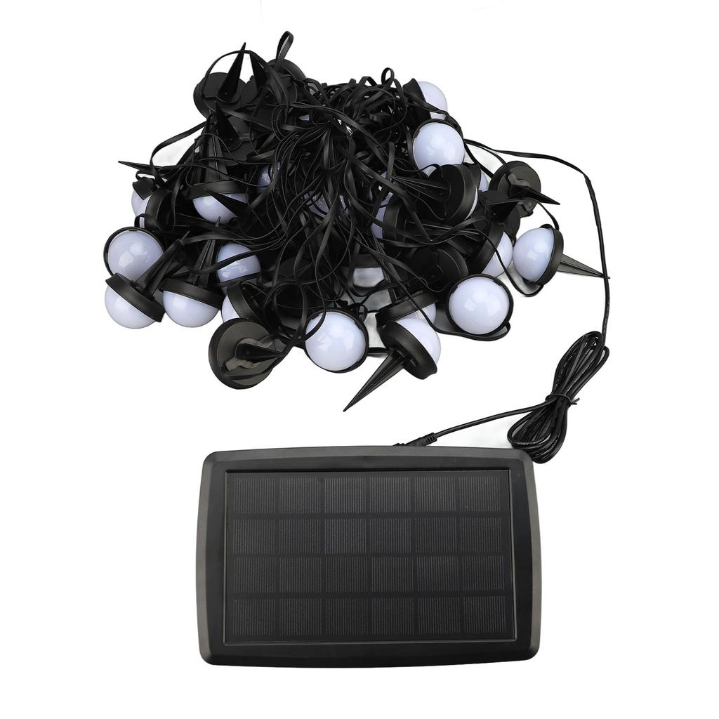 Ghirlandă Luminoasă Solară 50 Becuri Fără Fir Decorativă IP66 Impermeabilă Ghirlandă Luminoasă pentru Curte Exterioară
