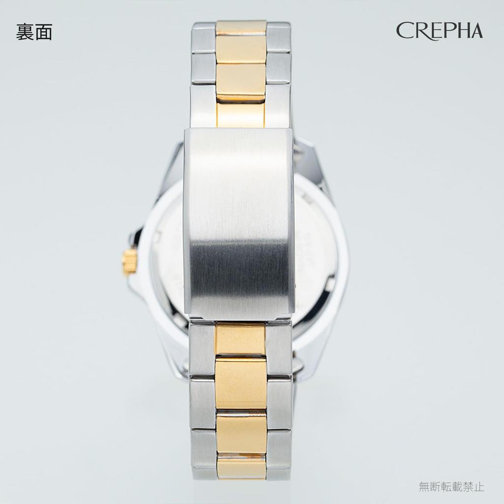 CREPHA Analog Metal (Klepha) Men's Watch, Waterproof, Band, Silver, SV-AM264-BLT