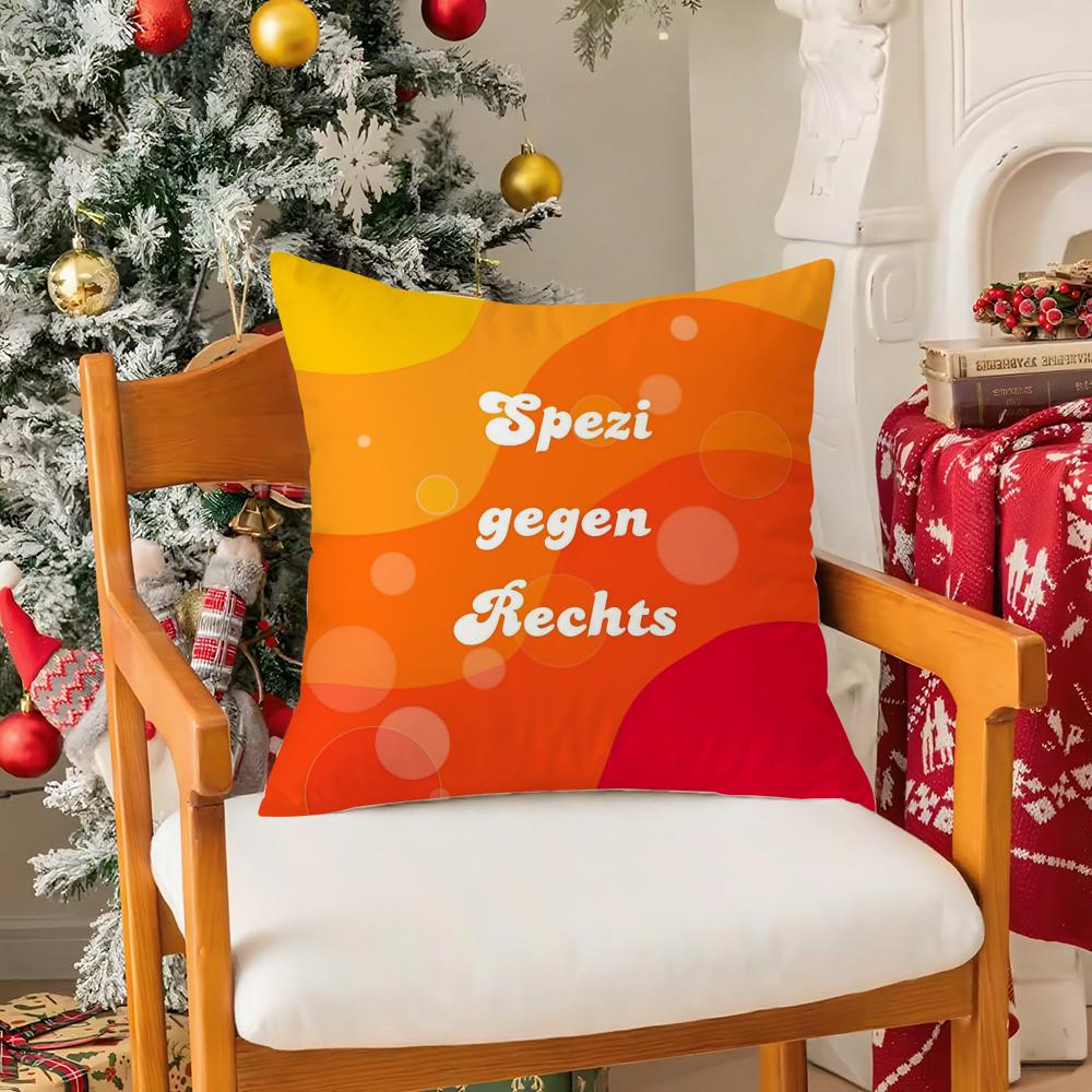 

Смесь газированных напитков Paulaner S-Spezi Логотип Наволочка Комфорт Диван-кровать Шелковистая Элегантная Невидимая молния Декоративная наволочка 12x12Inch