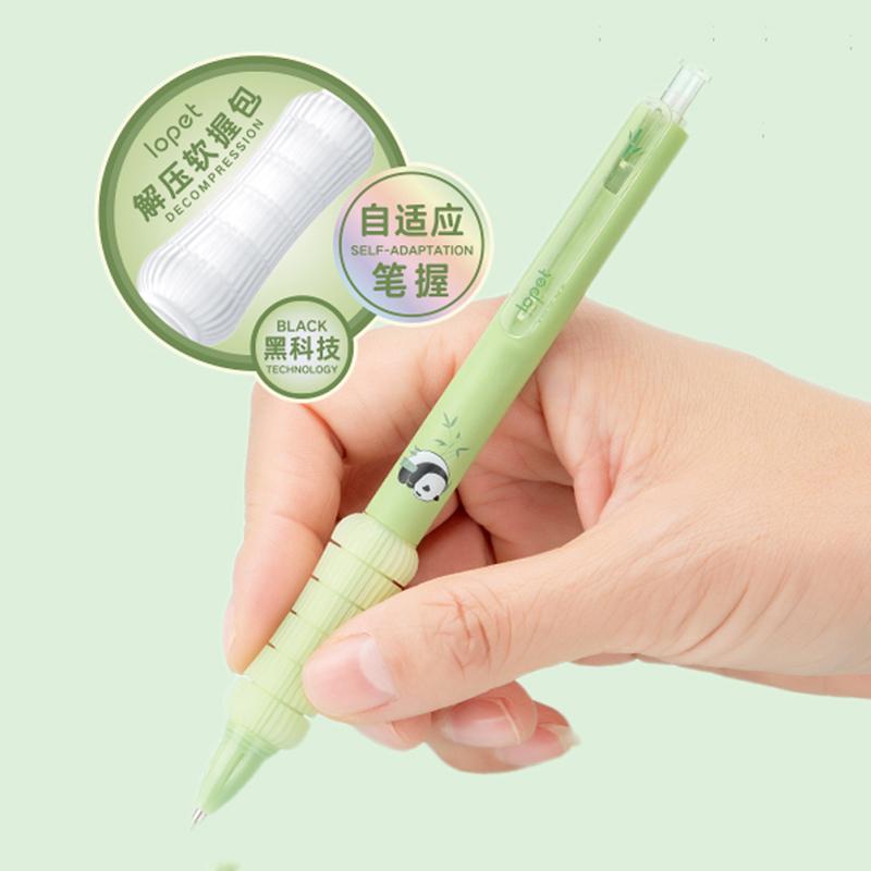 4 Pezzi/Set Panda Kawaii Matita Automatica Carino Mina Nera 0.5mm Soft Touch Scrittura Matite Meccaniche Studente Cancelleria Scolastica