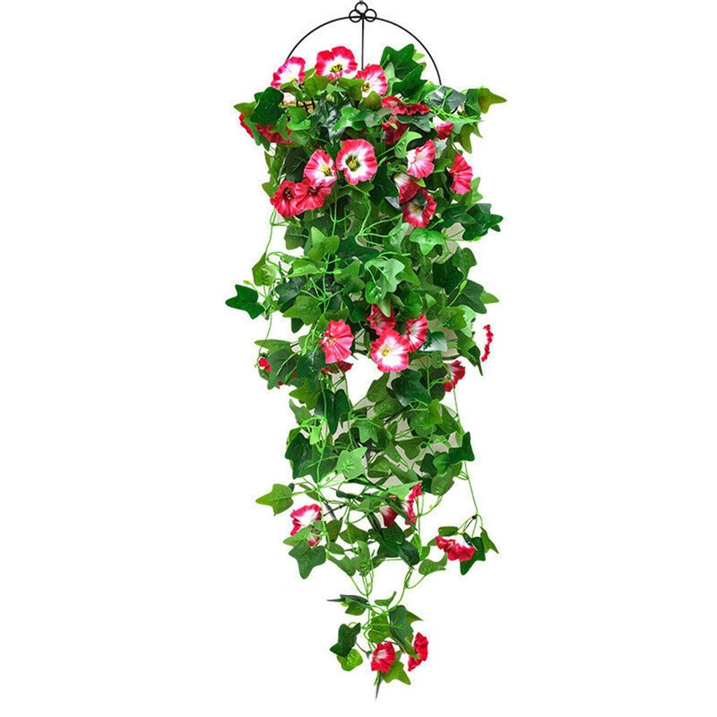 1 Stück Künstliche Hängepflanze DIY Falsche Prunkwinde Garten
