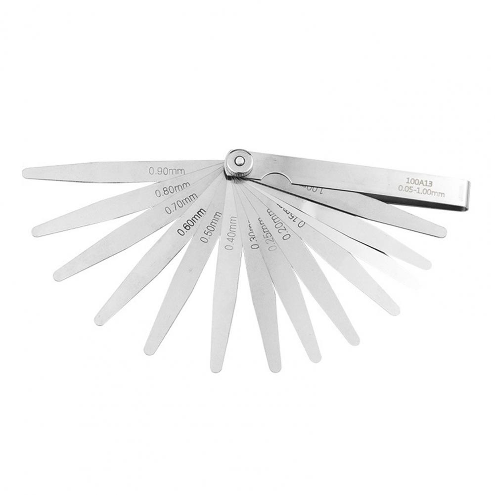

hickness Gauge Measuring Tools Feeler Gauge Set Foldable Multi-functional Polished Stainless Steel T A13