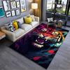Tiger Design Colorful Carpet with Abstract Art Style for Living Room Suitable for Use As an Anti-slip for Living Room Bedroom Sofas