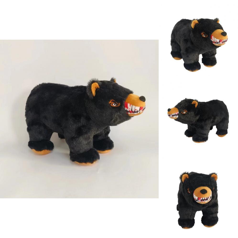 Cocaine Bear Black Bear Movie Peripheral Plush Toy American Black Bear Simulation Plush Toy