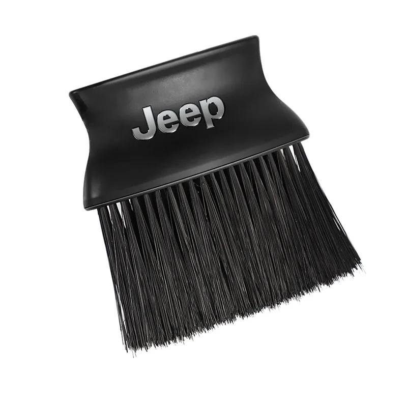 

For Jeep 1Pcs Dust Removal Brush Car Air Vent Cleaning Dusting Collector For Jeep Grand Cherokee Wrangler JK Gladiator Compas