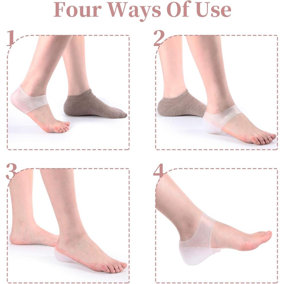 Moisturizing Material Heel Sleeve, Non-Slip and Firm for Relaxed Walking and Running