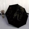 Fantasy Dragon & Tree Circular Wall ArtUmbrella with Cute Design, Portable 3-Fold Compact Umbrella for Men & Women, Valentine's Day Mother's Day Hallo