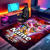Custom Name Personalized Mighty Morphin Power Rangers Print Carpet, Versatile Home Decor Rug, for Playroom, Apartment, Balcony, Entryway, Hallway Gift