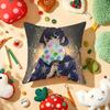 Anime KKomi Cant Communicate Cushion Cover Plush Fabric Soft DoubleSided Printed Sofa Warm Winter Home Gift Pillow Cover