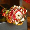 Halloween Faux Rose with Eyeballs Gothic Artificial Eyeball Rose Flower Bouquet for Flower Arrangement Halloween Home Decoration