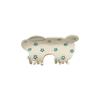 1pc Autumn/Winter Running Rabbit Flower Diamond Hair Claw Cute Acetate Shark Clip Hair Accessories