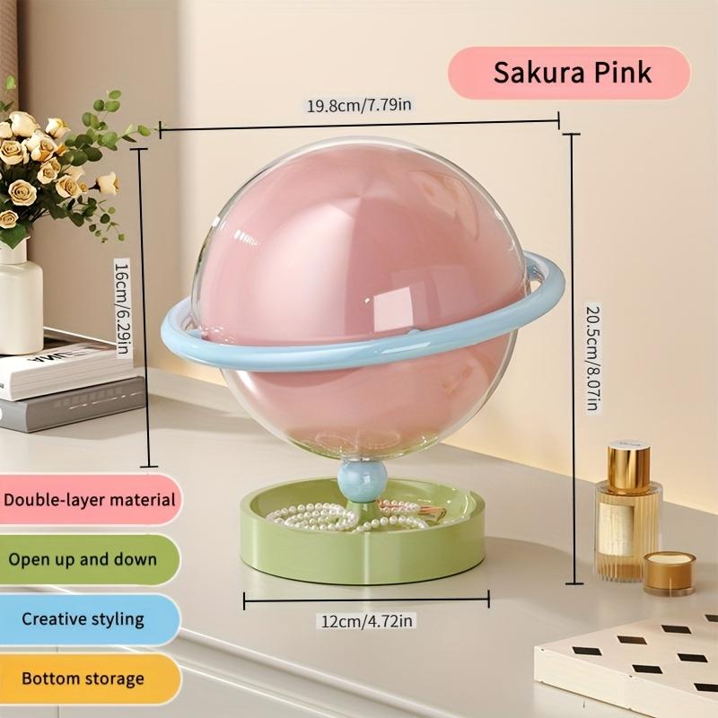 Double Layered Storage Ball Storage Box Home Makeup Organizer Key Jewelry Organizing Box Household Living Room Storage Rack Gift