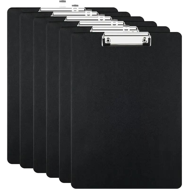 

Set of 5 A4 Clipboard Folders Featuring a Metal Clip, Ideal for Holding Notes, Sheets, Documents, And Drawings