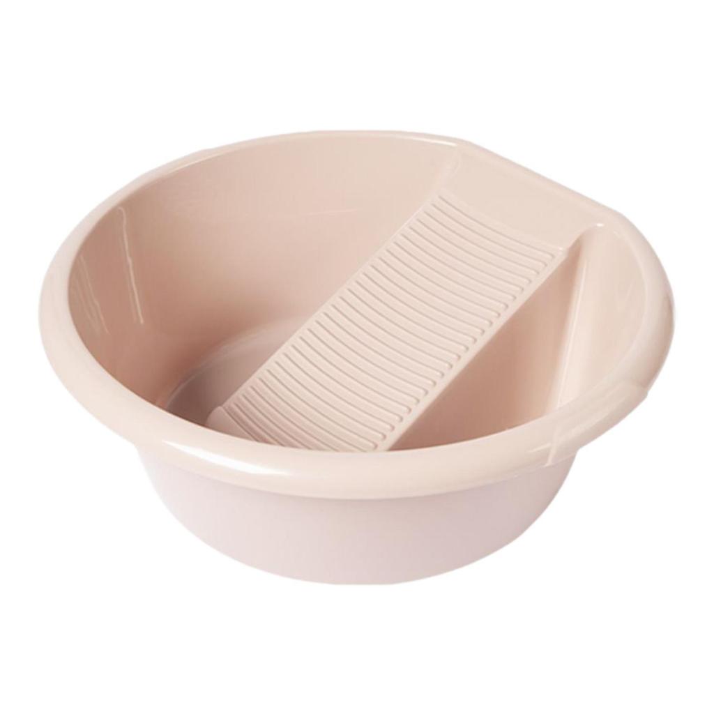 Washboard Basin for Hand Washing Clothes Multipurpose Thickened Household Portable Washing Board for T Shirts Pants Socks