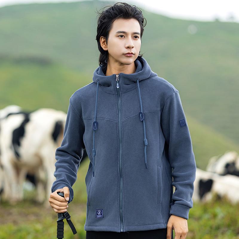 Women's Plus Size Polar Fleece Jacket - Autumn/Winter New Arrival, Anti-Static, Velvet Running, Thousand Island Style