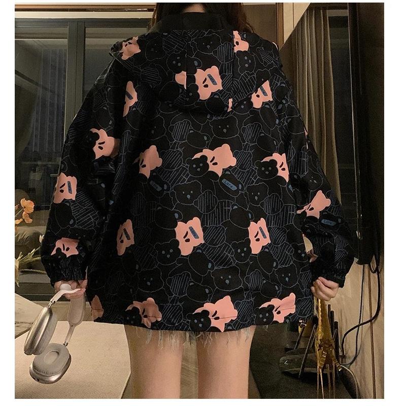 Girl in a reversible jacket2026New Spring and Autumn Thin Casual Jacket, Windbreaker