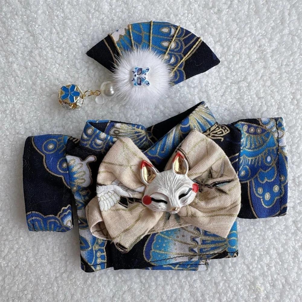 Suspenders Suit For 17cm Labubu Doll Clothes All-match Colour Outfit Doll Accessories Fashion Design Lovely Little Bear Star
