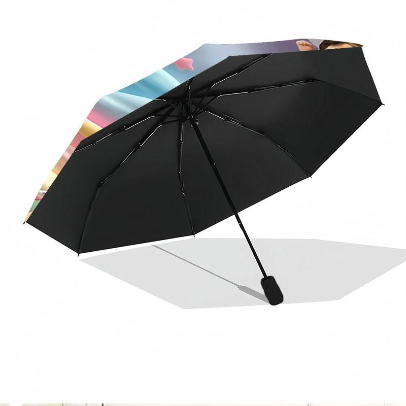 Gabby's Dollhouse Print Automatic Open Close Umbrella, Portable Foldable Umbrella, for Outdoor Commute Camping Trip, Ideal Birthday Gift
