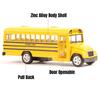 Maßstab 1/36 5'' Schulbus Spielzeugauto für Kinder RMZ CiTY Klassisches Druckguss Miniaturfahrzeugmodell Pull-Back-Sammlung Geschenk für Jungen