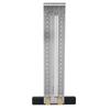 Stainless Steel T Type Hole Ruler Scribing Gauge Woodworking Ing Measuring Tool