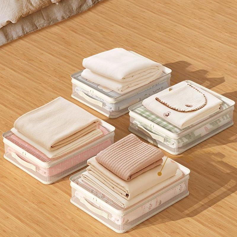 Four-Piece Storage Bag Set For Household Bed Sheets And Duvet Covers, Extra Thick, Mildew-Proof And Dust-Proof....