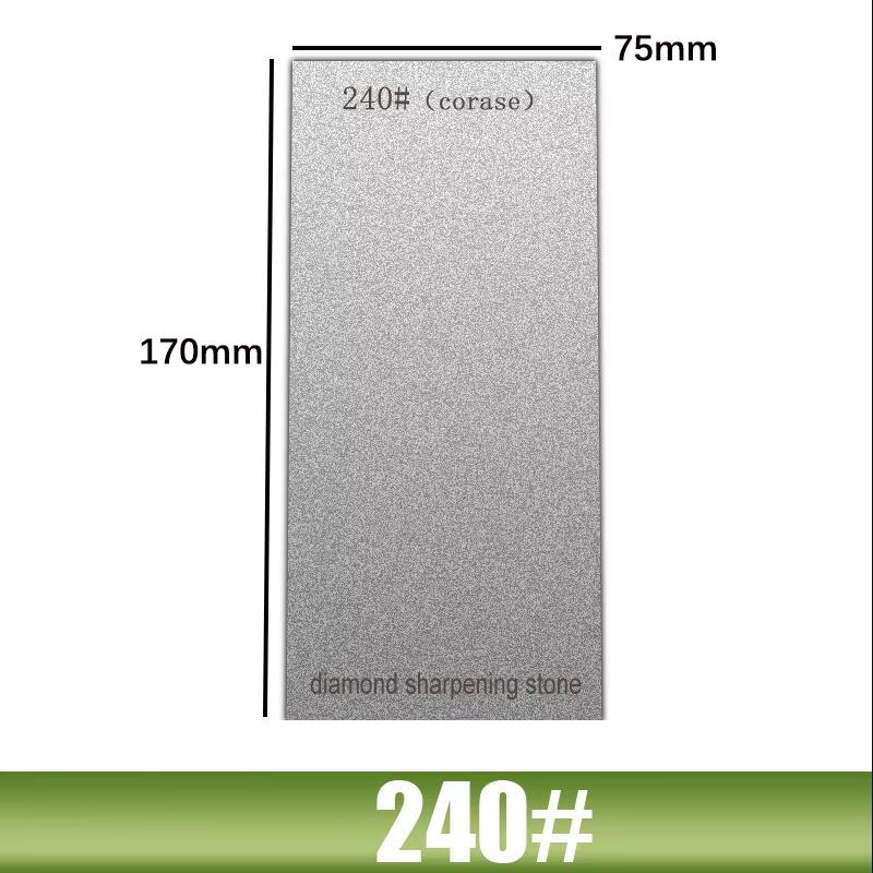 1000 Diamond Plate Hard Large Sharpening Stone Professional Knife Sharpener Whetstone Edge Blade Sharp Apex Sheet Ruby Spyderco