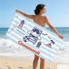 Absorbent Towel, Soft Bath Towel, Household Bath Towel, Cinnamoroll (Big Ear Dog) Sanrio Quick-Dry Beach Towel