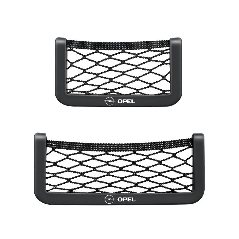 Car Organizer Storage Bag Auto Paste Net Pocket Phone Holder Car Accessories For Opel Astra J Insignia Astra G Corsa Zafira B Mokka Vivaro Meriva
