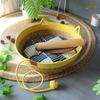 Rattan Woven Cat Bed: All-Season Winter Warm Nest for Pets