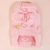 Delicate Pet Sweater Short Sleeve Woolen Yarn Warm Printed Dog Clothes