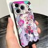 Anime Kwaii Girl Ins Style Soft Phone Case for iPhone 16 16E 17 Air 15 Pro Max 14 Plus 13 Mini 11 12 7 Black Cover Back Shell