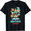 Marvin der Marsmensch Grüßt Erdenbewohner T-Shirt