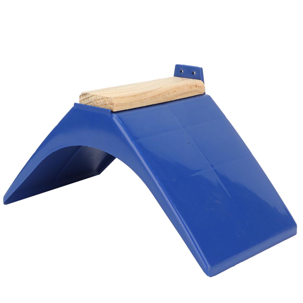 Pet Pigeons Cage Rest Stand Bird Plastic Support Perches Wth Wood Block Cage AccessoriesBlue with