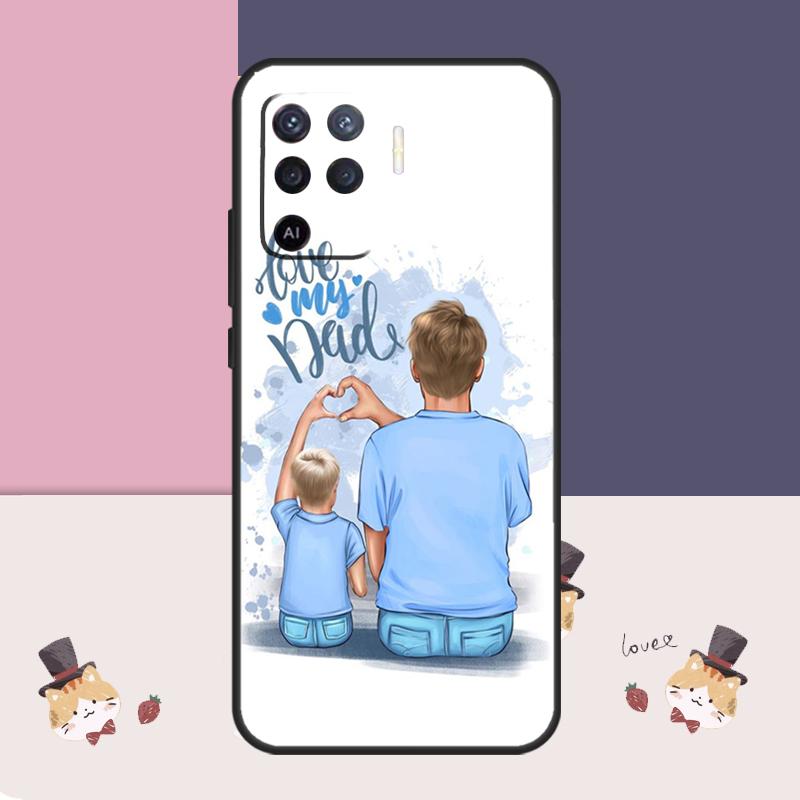 Baby Mom Daughter Girl Son Dad Case For Oppo A60 A40 A80 A5 Pro A15 A16 A17 A57 A77 A94 A74 A54 A76 A96 A18 A38 A58 A78 A98