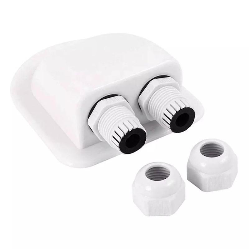 Caravan Solar Car Junction Box Roof Wire Entry Solar Cable Motorhome Junction Box RV Caravan Accessories Camper Accessories