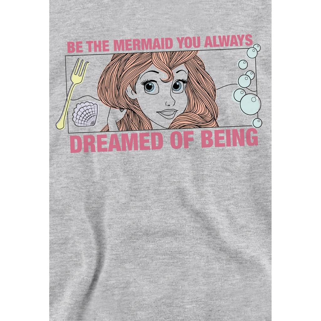 The Little Mermaid Childrens/Kids Dreamed Of Being Heather Hoodie