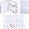 1pc 84/160 Grid Dustproof Transparent Anti-Oxidation Photo Album Ziplock Bags Display Organizer Jewelry Storage Book Bracklet