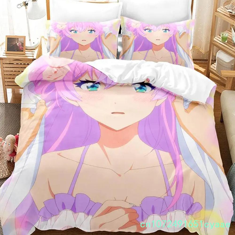 Anime Più Che Una Coppia Sposata, Ma Non Amanti Set Biancheria da Letto Ragazzi Ragazze Twin Queen Size Copripiumino Federa Letto Bambini Adulto