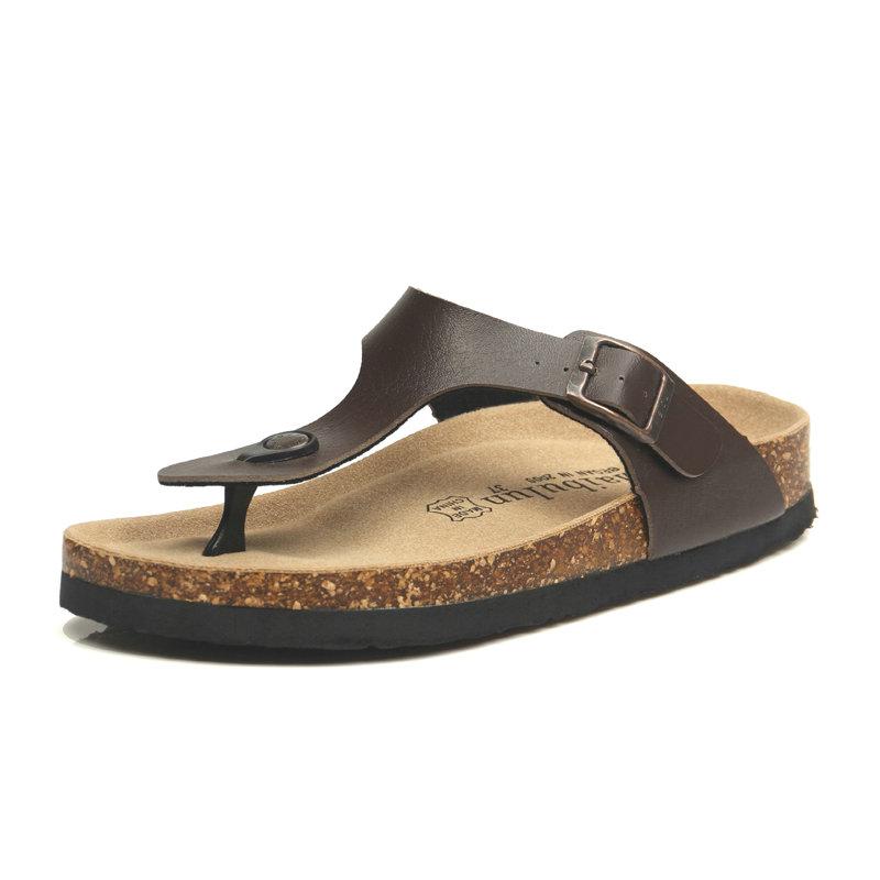 Fashion 18 Color Big Size 35-45 New Beach Cork Flip Flops Slippers Casual Summer Women Beach Slippers Flip Flops