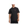 Sportswear Premium Crew Neck Cotton Drop Shoulder Short Sleeve T-Shirt Men Tops Black HJ8169-010