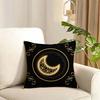 Eid alFitr Cushion Cover Reversible Plush Pillow Cover Soft Fluffy Home Decor for Sofa Bedroom