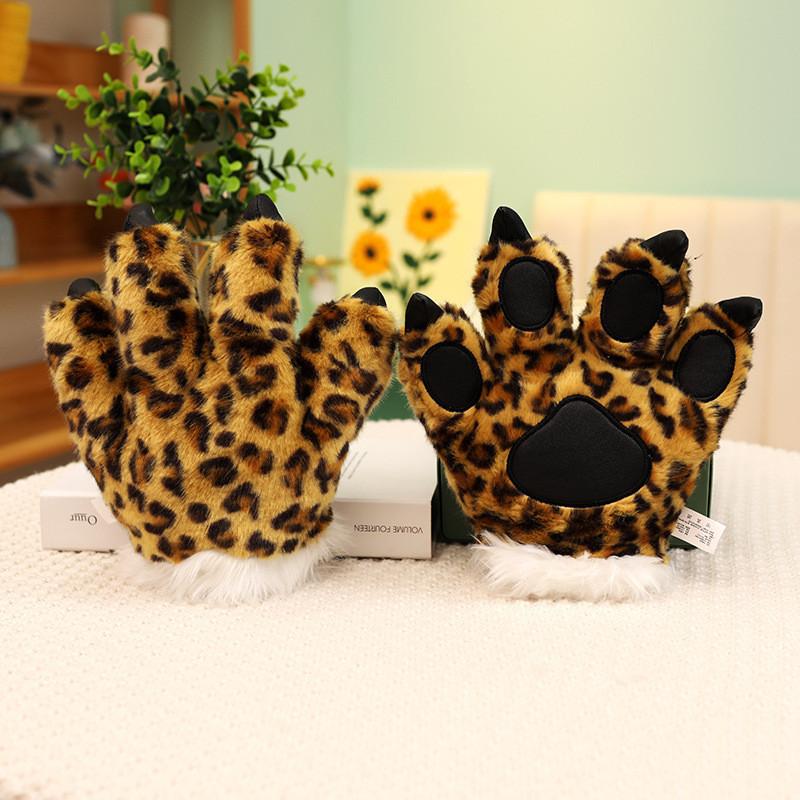 Plush Tiger Tail Animal Toy Cute Dinosaur Plushie For Kids Playroom Decor