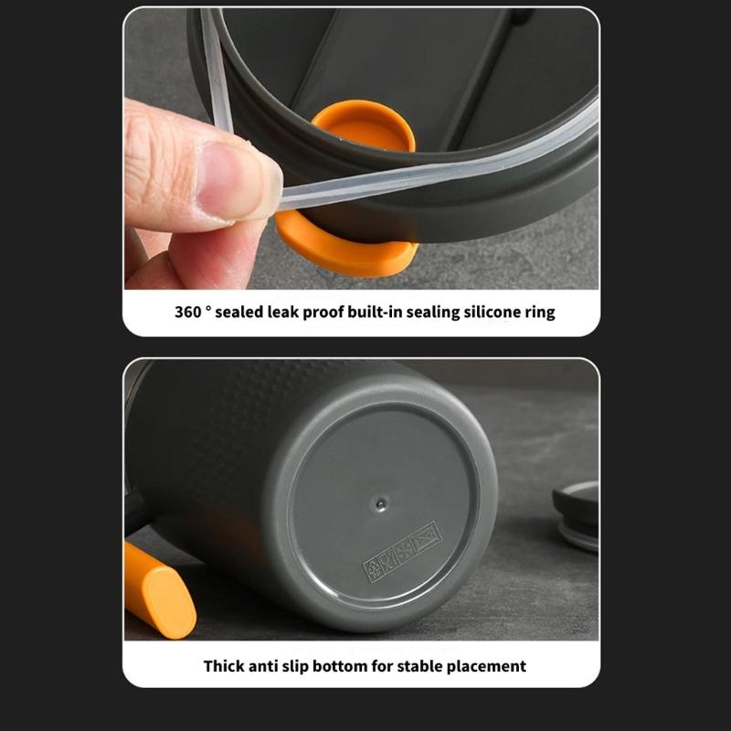 Convenient Insulated Drinkware Easy Carry Stainless Steel Mug for Hot Beverages Coffee Drinking Cup for Everyday Use