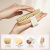 POPCHOSE Dry Brushing Body Brush, Natural Bristle Dry Skin Exfoliating Brush Body Scrub for Flawless Skin, Cellulite Reduction, Lymphatic Drainage