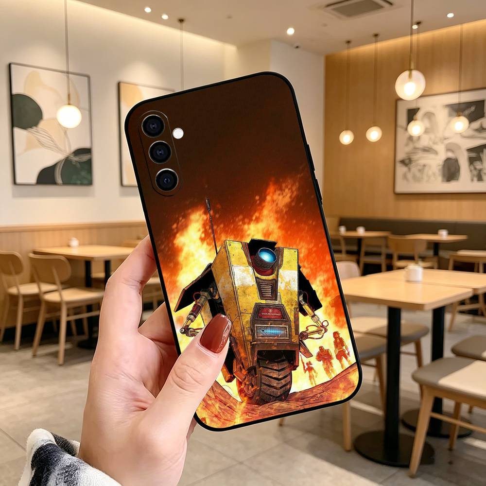 Game B-Borderlands P-Psycho Gift Phone Case For Samsung Galaxy A73,A72,A71,A70,A53,A52,A51,Soft Silicone Black Cover