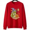 Witch Frog Carving Pumpkin Hoodie Women's Halloween Funny Cute Fall Spooky Graphic Cozy Warm Long Sleeve Pullover Sweatshirt