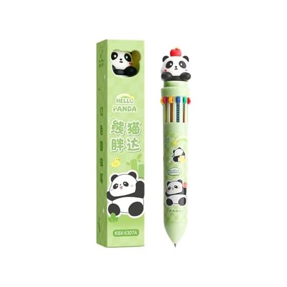0.5mm Retractable Ballpoint Pens, 10/12 Colors, Cartoon Animals, School Supplies, Back to School